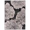 World Rug Gallery Contemporary Floral Design Non Shedding Soft Area Rug 5' x 7' Black 400BLACK5x7 - alternate 7